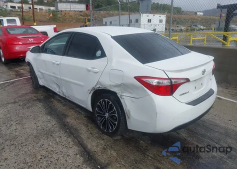2016 Toyota Corolla S Plus из США, поврежденный, VIN 5YFBURHE9GP548287